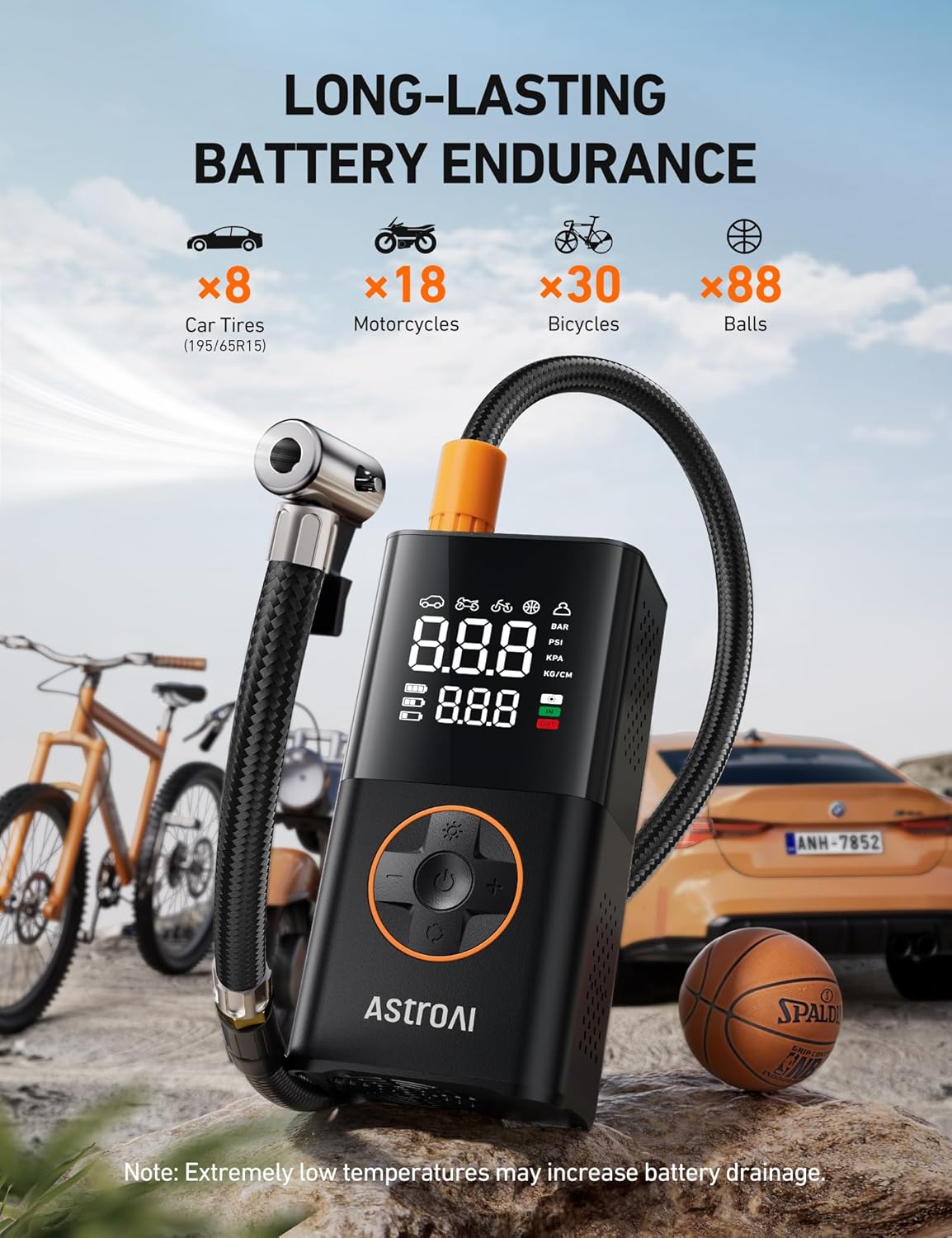 Thumbnail 3 de AstroAI L7 150 PSI Tire Inflator