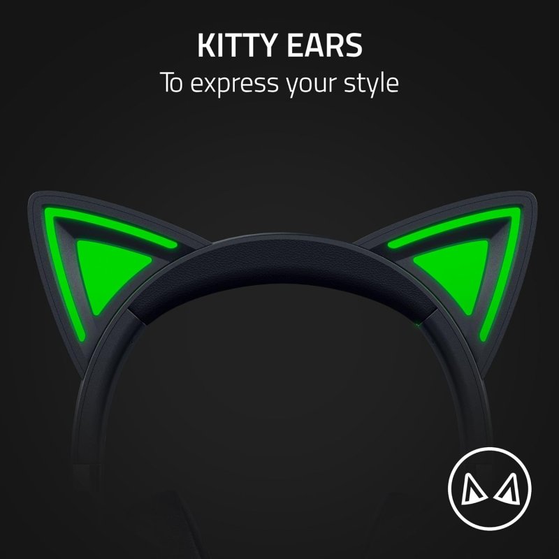 Thumbnail 3 de Kraken Kitty V2 auriculares gaming RGB negros