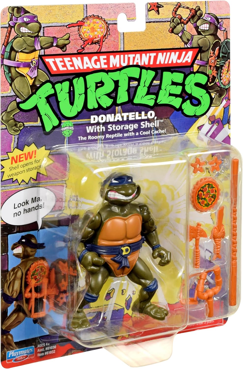 Thumbnail 4 de Donatello – Figurine articulée Tortues Ninja 10 cm avec accessoires | Giochi Preziosi T00016