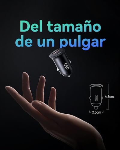 Thumbnail 4 de INIU Cargador de Coche 60W con USB-C 30W + USB-A 30W y Cable 100W (1 m) – Carga Rápida PD/QC3.0