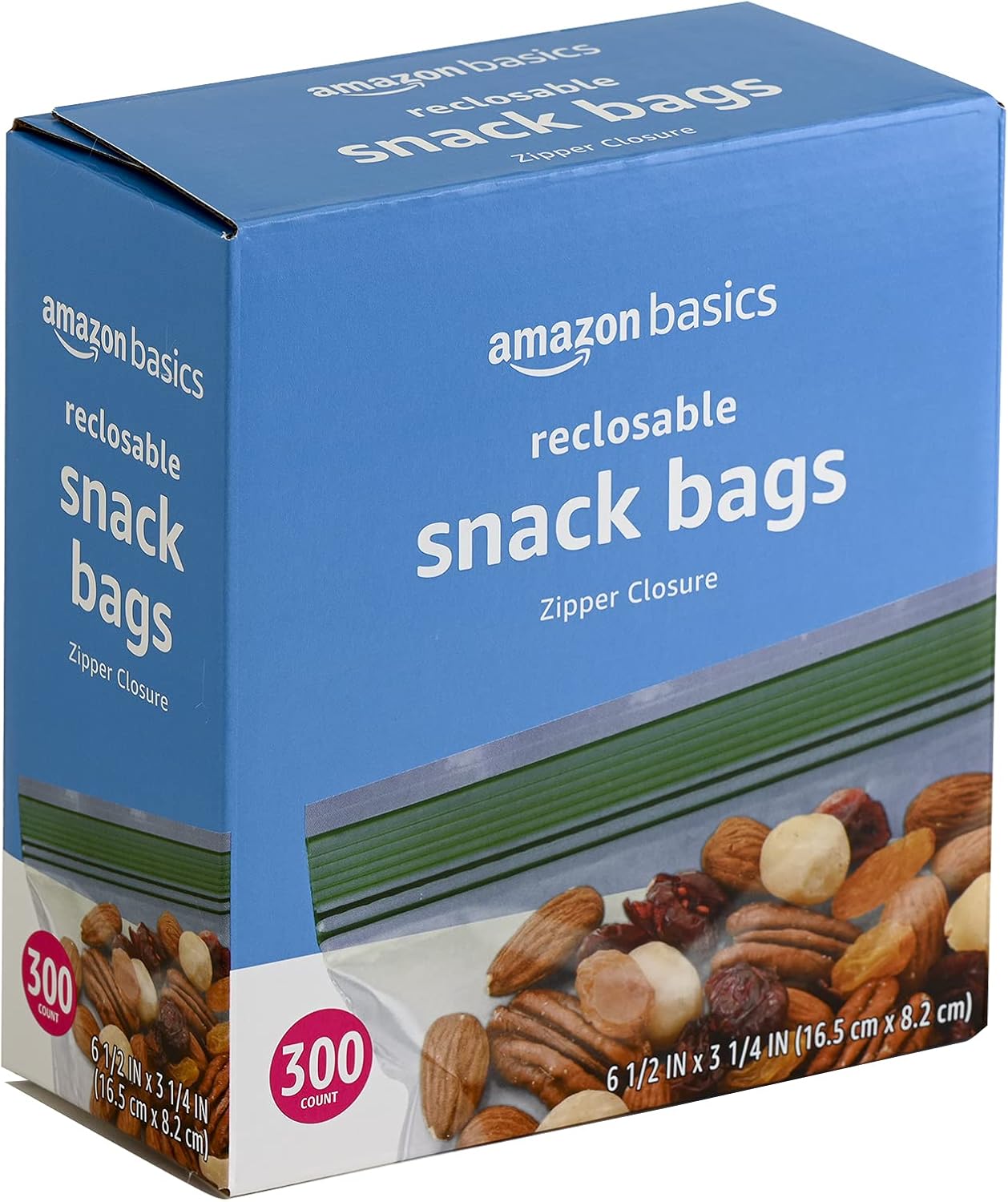 Detalle de Amazon Basics Snack Storage Bags 300 count