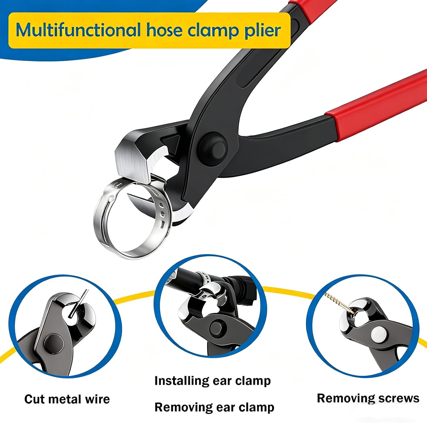 Detalle 2 de Seept SM-25-5 Ear Hose Clamp Kit, 304 Stainless Steel, 14 Sizes