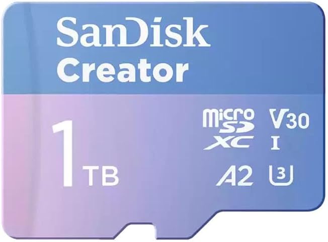 Thumbnail 3 de SanDisk Creator microSDXC UHS-II 1 To avec adaptateur : pensée pour la 4K/5,3K et l’export rapide