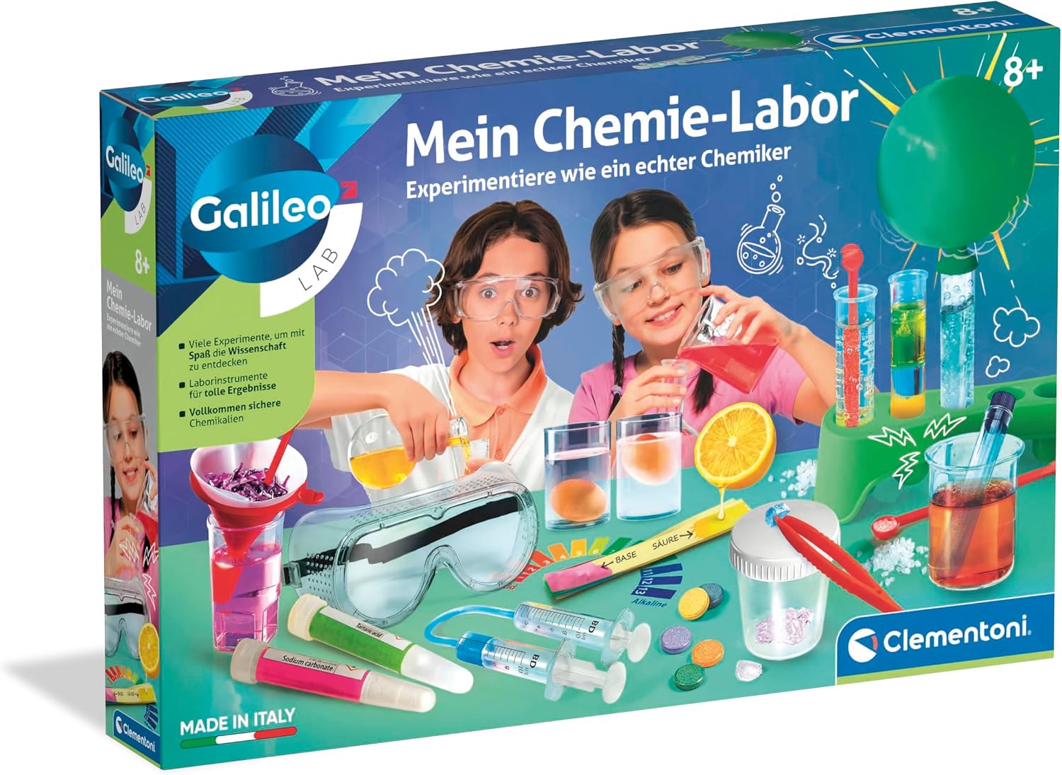 Detalle de Clementoni Galileo Lab Chemie-Labor 8+ 🧪