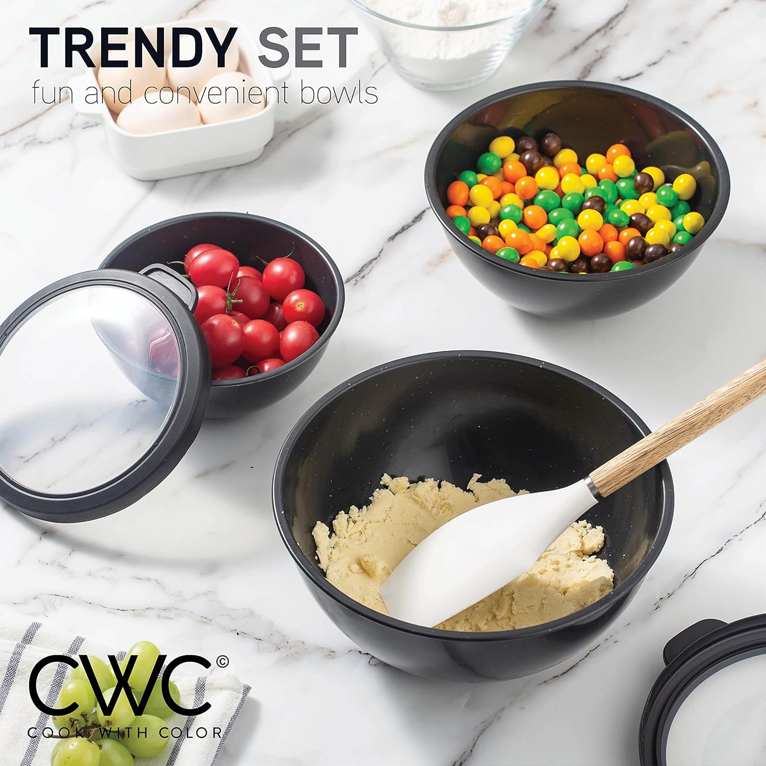 Thumbnail 6 de COOK WITH COLOR 12-Piece Mixing Bowls Set 🥣