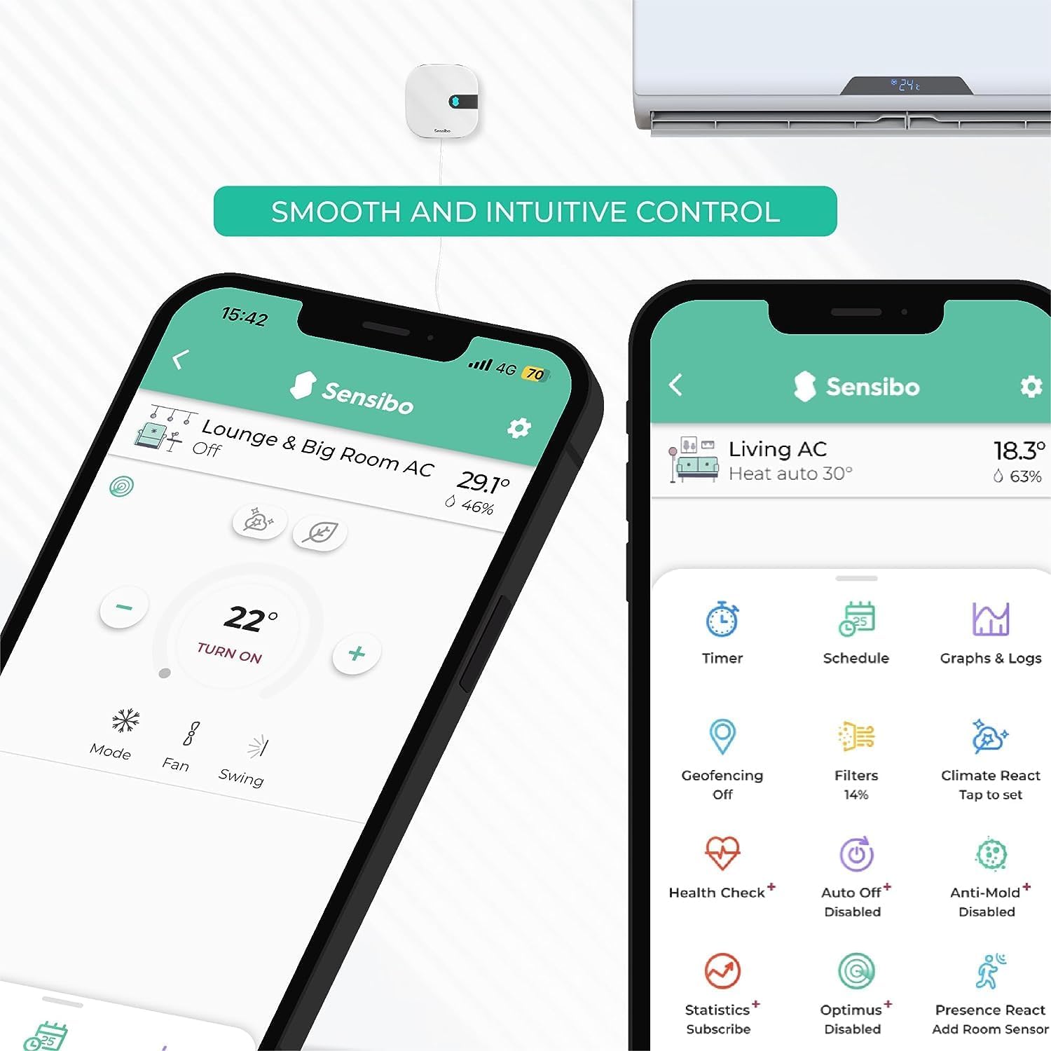 Detalle 2 de Sensibo Air Smart AC Controller
