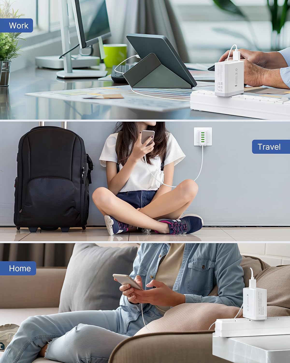 Thumbnail 2 de Tupneuf 6‑Port 33W USB Charger for iPhone & iPad