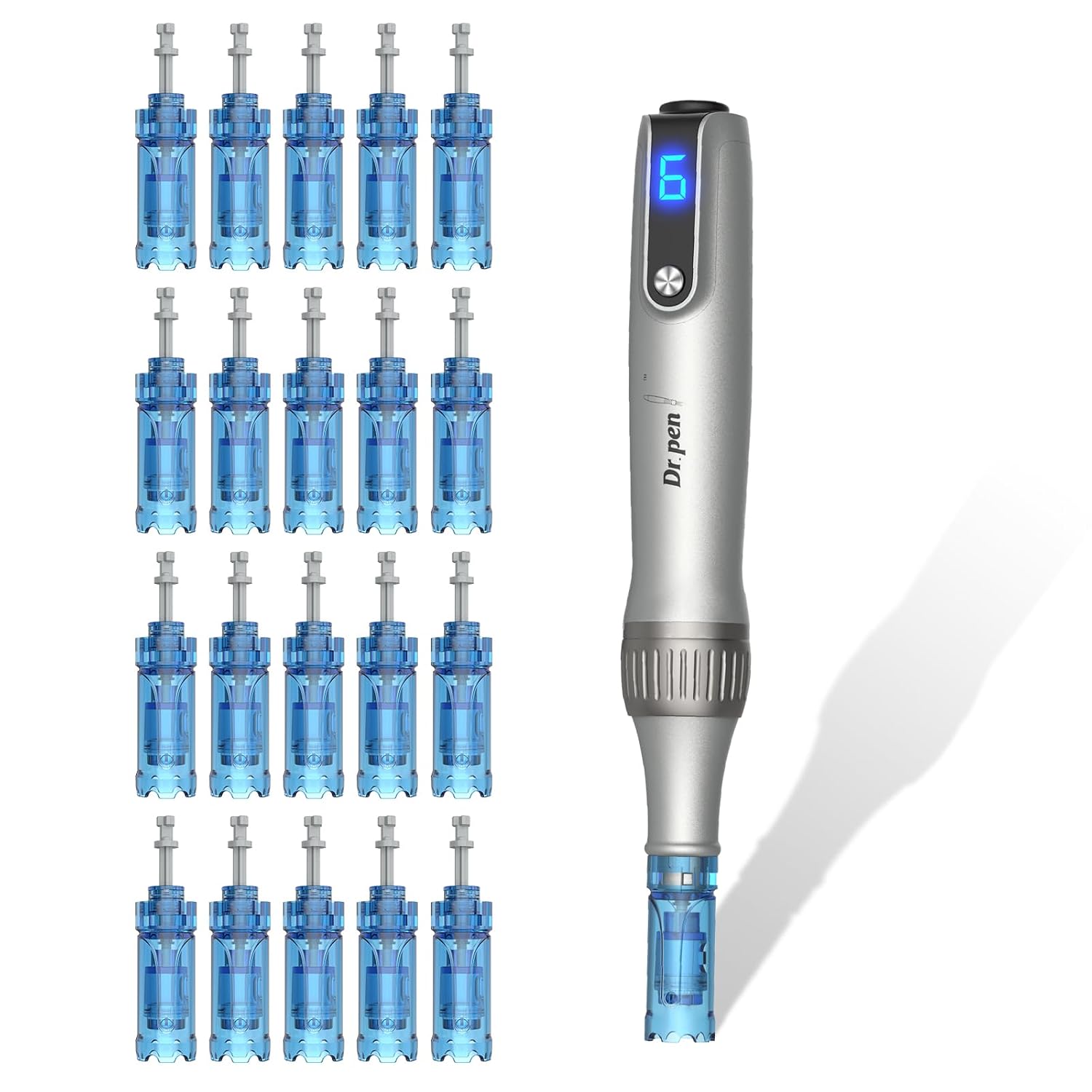 Detalle de Dr Pen M8S Microneedle Roller Pen for Home Use - 0.24mm Derma Roller