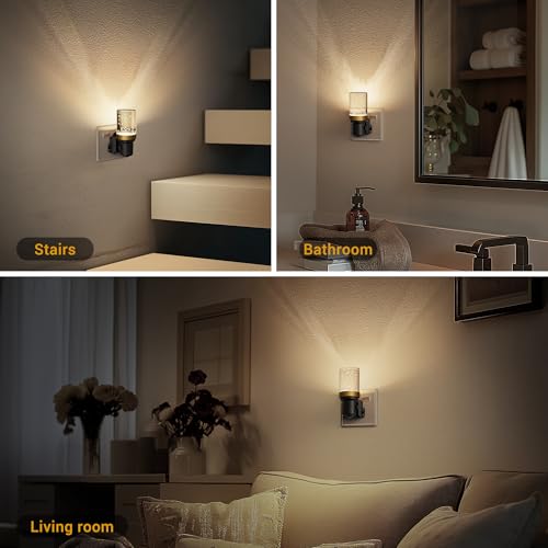 Detalle 2 de JandCase Night Light Plug in Wall – 3000K Warm White with Dusk‑to‑Dawn Sensor