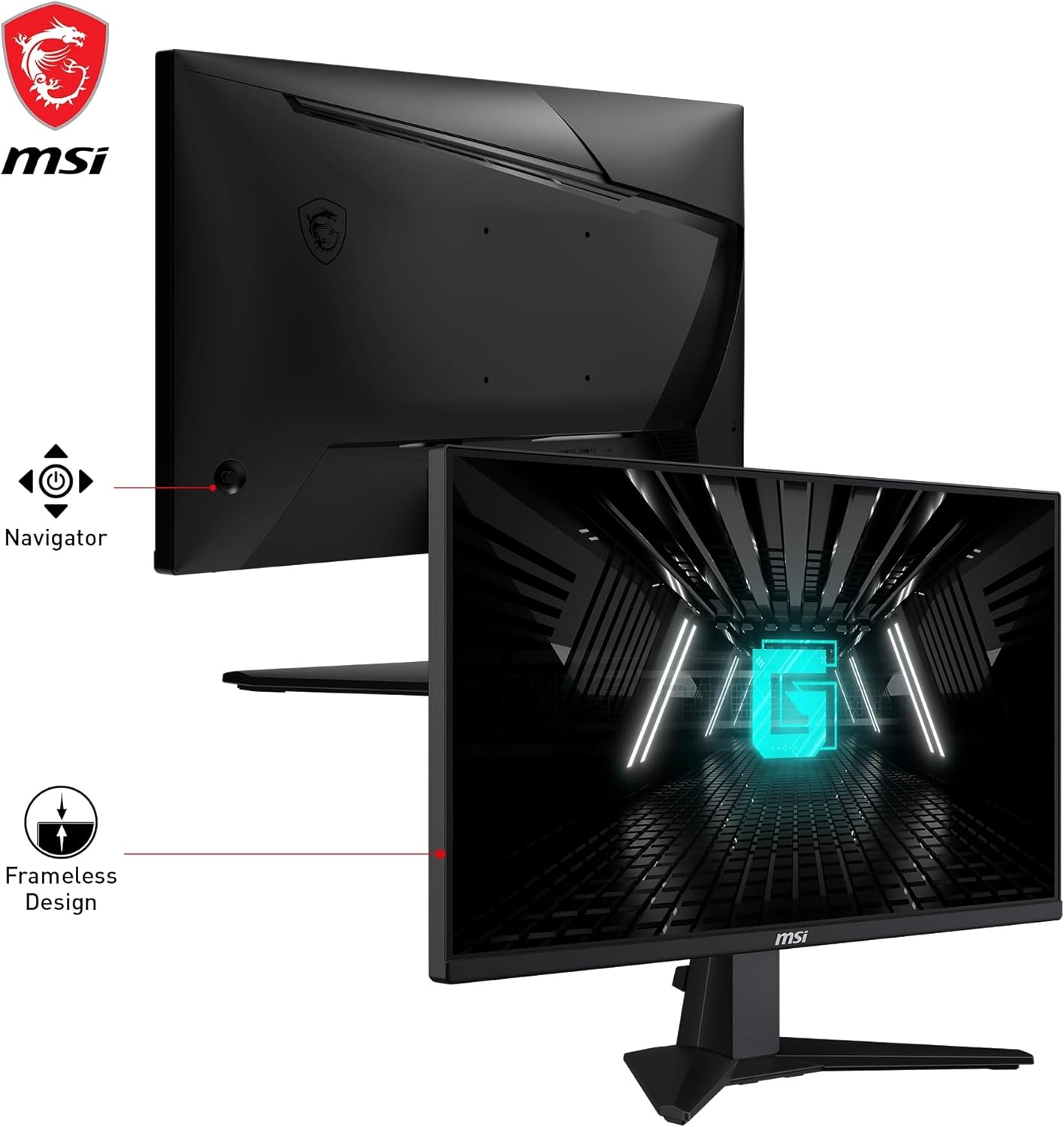 Thumbnail 2 de MSI G255F Monitor Gaming 24,5 pollici 180 Hz