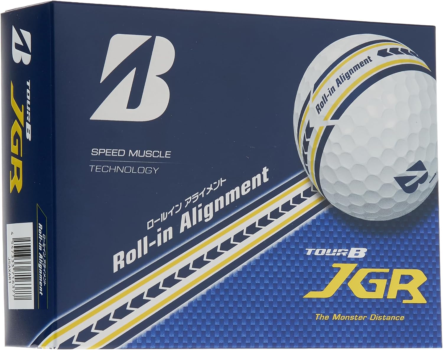 Detalle de ブリヂストン TOUR B JGR J5AXAR1 ゴルフボール Roll-in Alignment 2026年モデル 12球入