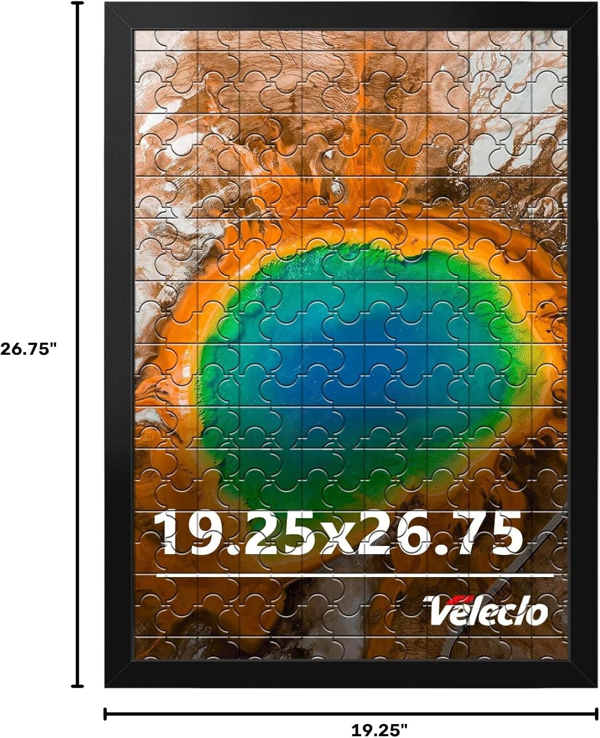 Thumbnail 6 de Veleclo 19.25x26.75 Black Picture Frame with Shatter Resistant Plexiglass