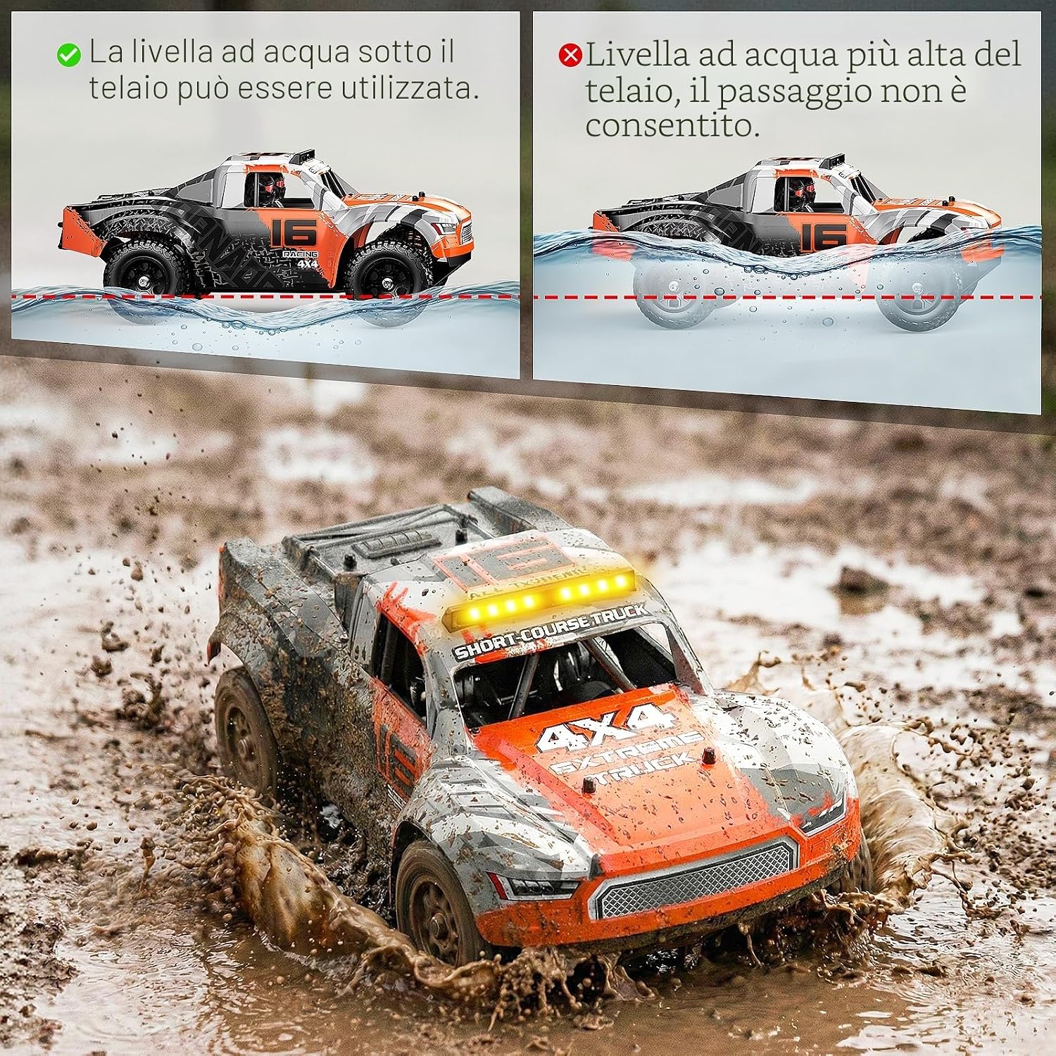 Thumbnail 5 de Macchina telecomandata professionale 1:16 36 km/h