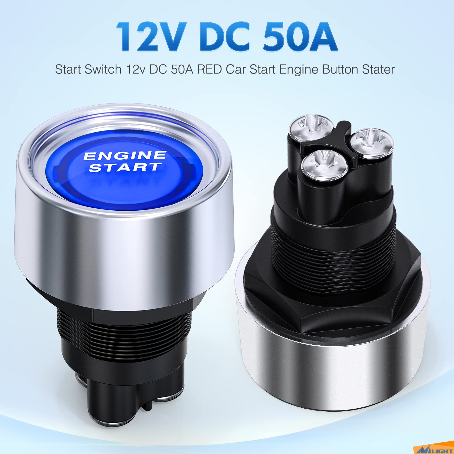 Thumbnail 6 de Nilight Start Engine Button 12V 50A ignition switch