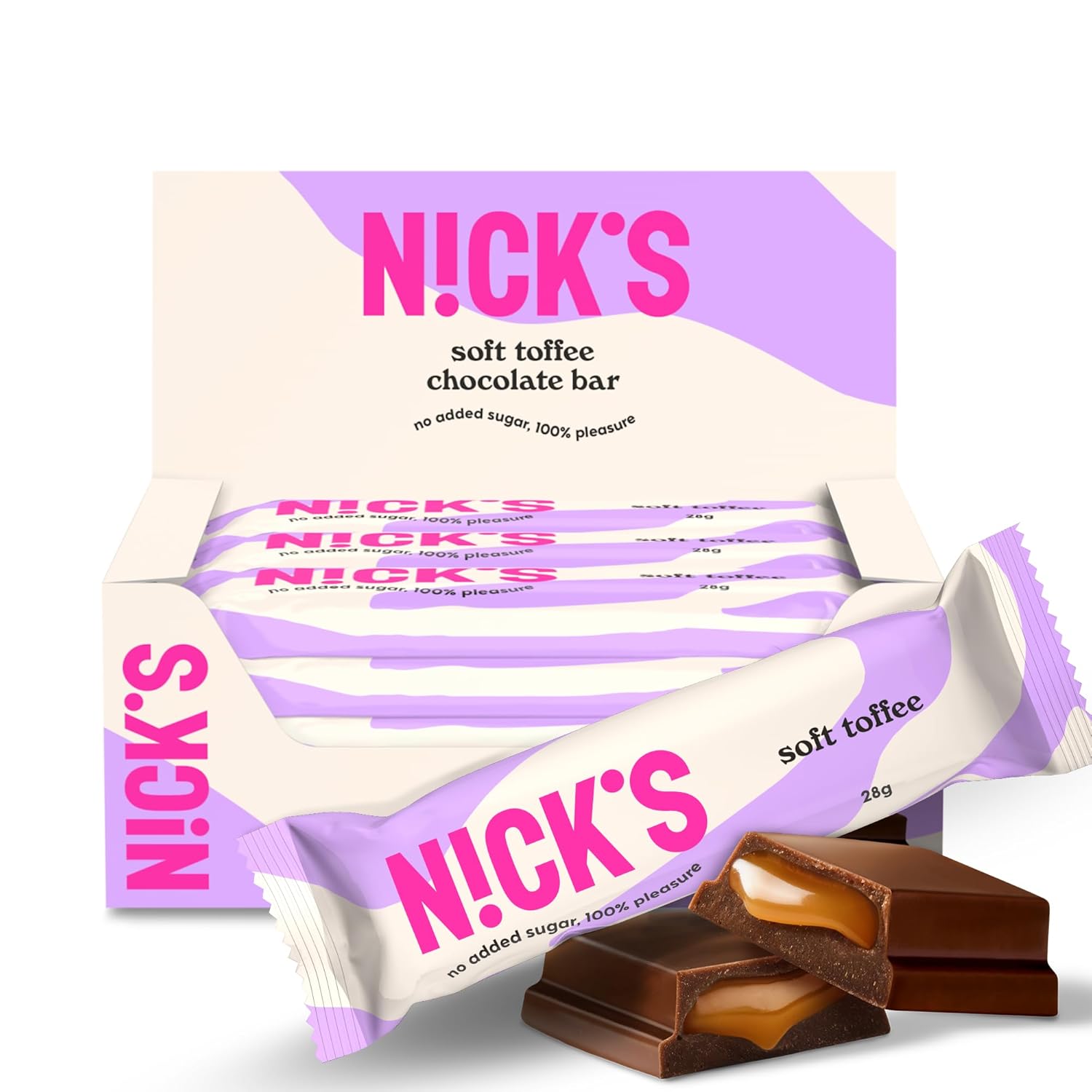 Thumbnail 6 de NICKS Choco Crush Snack Riegel (15x32 g) mit gesalzenen Maispuffern – ohne Zuckerzusatz, glutenfrei, kohlenhydratarm