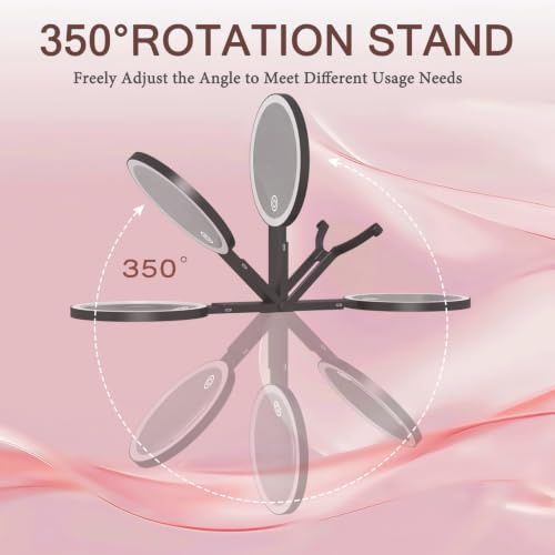 Detalle 1 de Junyaoxuan Double-Sided Magnifying Mirror 10x
