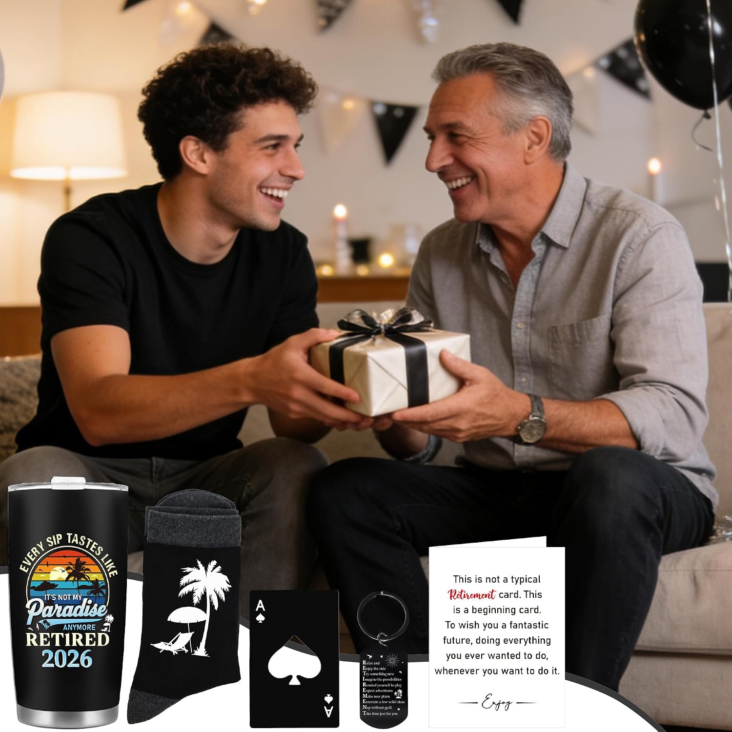 Thumbnail 6 de Retirement Gifts for Men: Relaxed New Chapter Gift Set