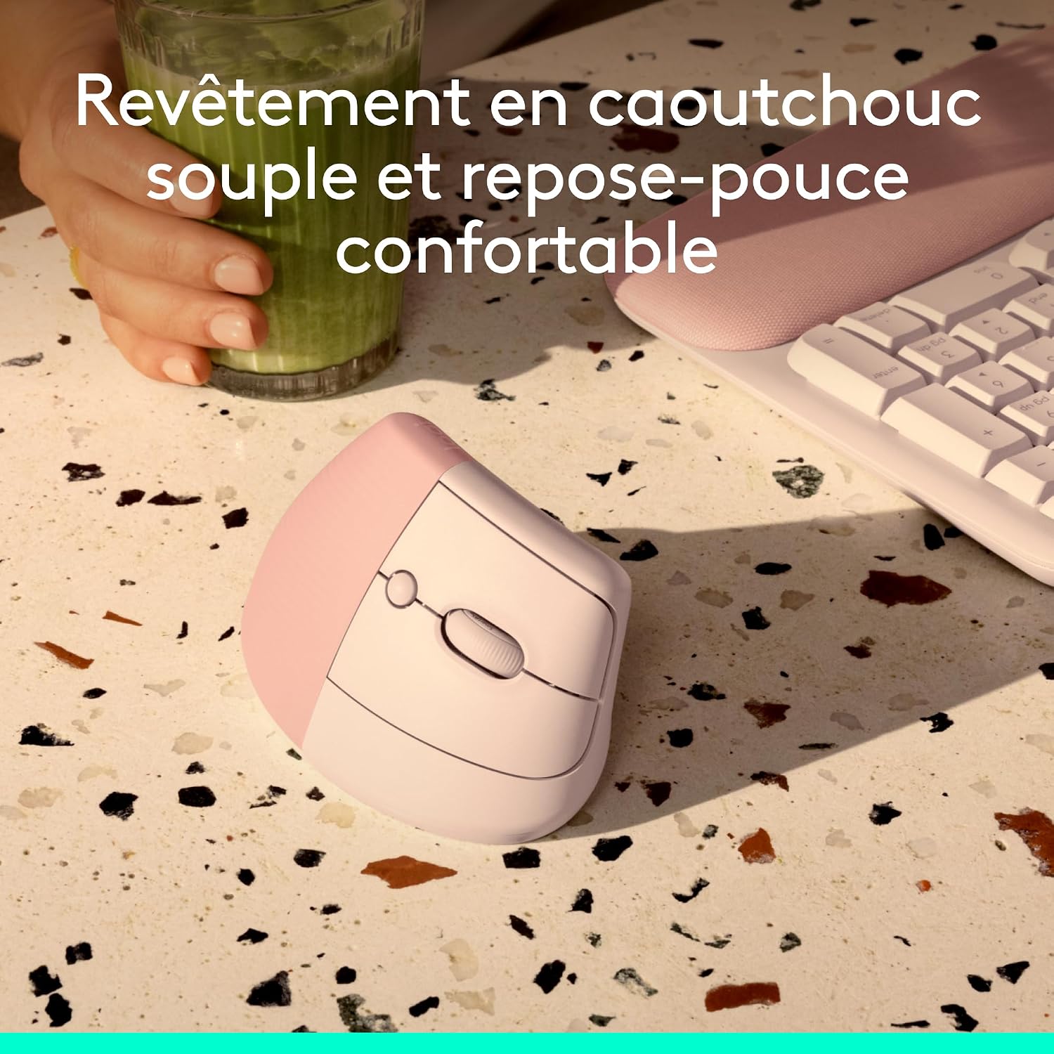 Detalle 1 de Logitech Lift souris ergonomique 57° 🖱