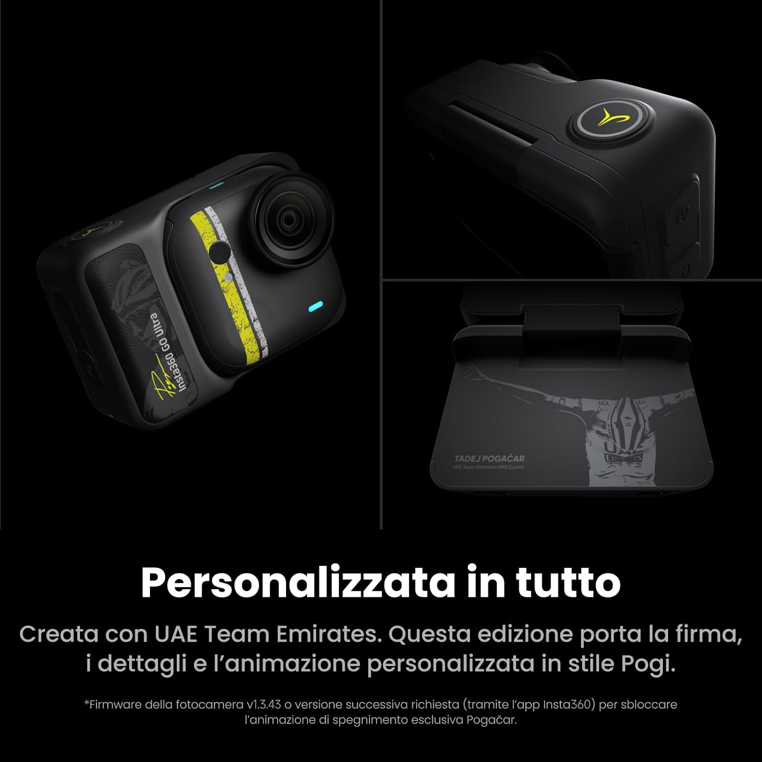 Thumbnail 2 de Insta360 GO Ultra edizione Pogačar – Action cam mini POV 4K, 156° FOV, 53 g