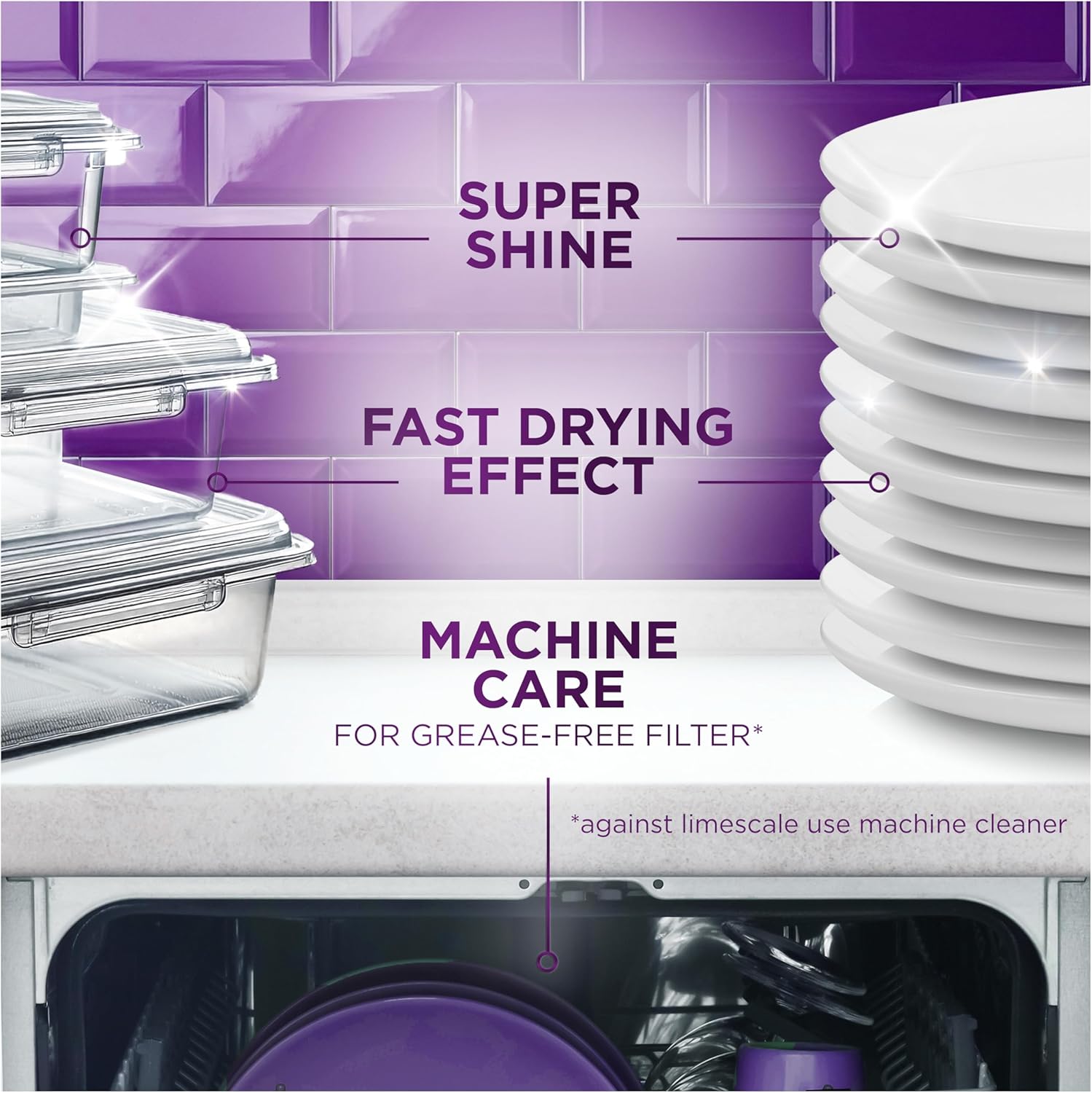 Detalle de Fairy 30 Minute Miracle Platinum Plus Dishwasher Tablets (5 x 31 capsules)