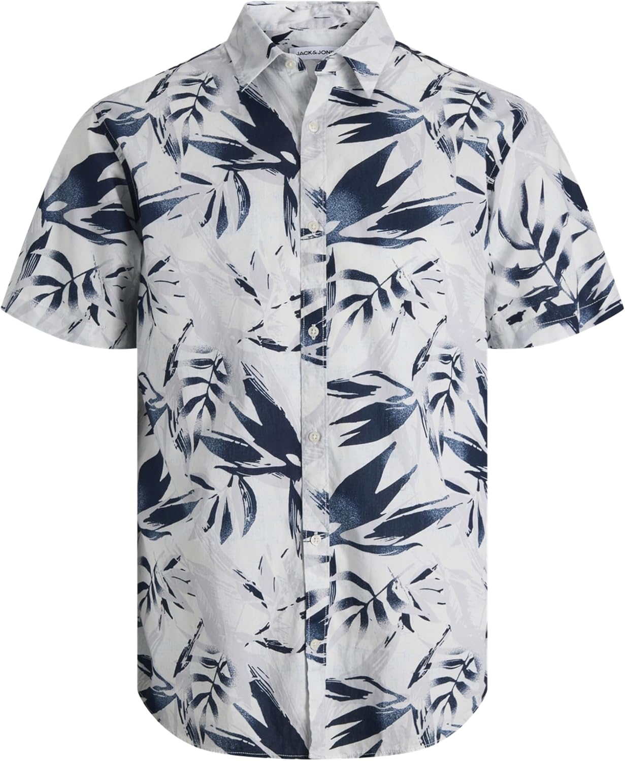 Detalle de JACK & JONES Jjhonolulu AOP Shirt SS Jnr Jjhonolulu – Camicia AOP a maniche corte per ragazzi