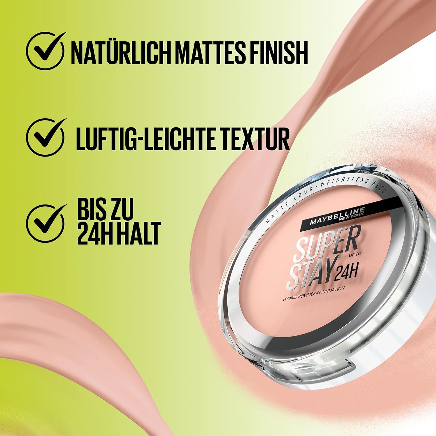 Detalle 2 de Maybelline Superstay 24H Hybrid Powder Foundation 20 💄