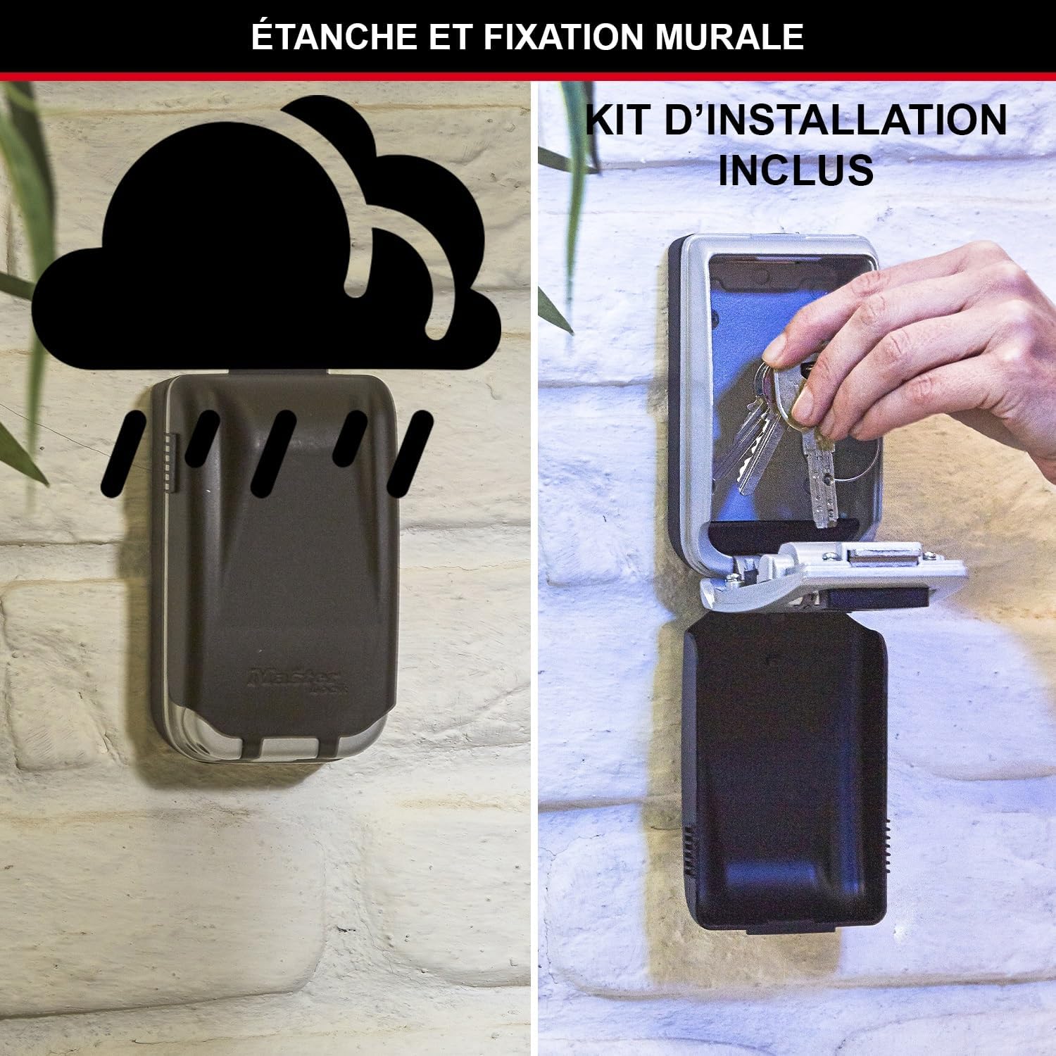 Thumbnail 3 de MASTER LOCK Boîte à clés sécurisée rétroéclairée 5425EURD – Fixation murale