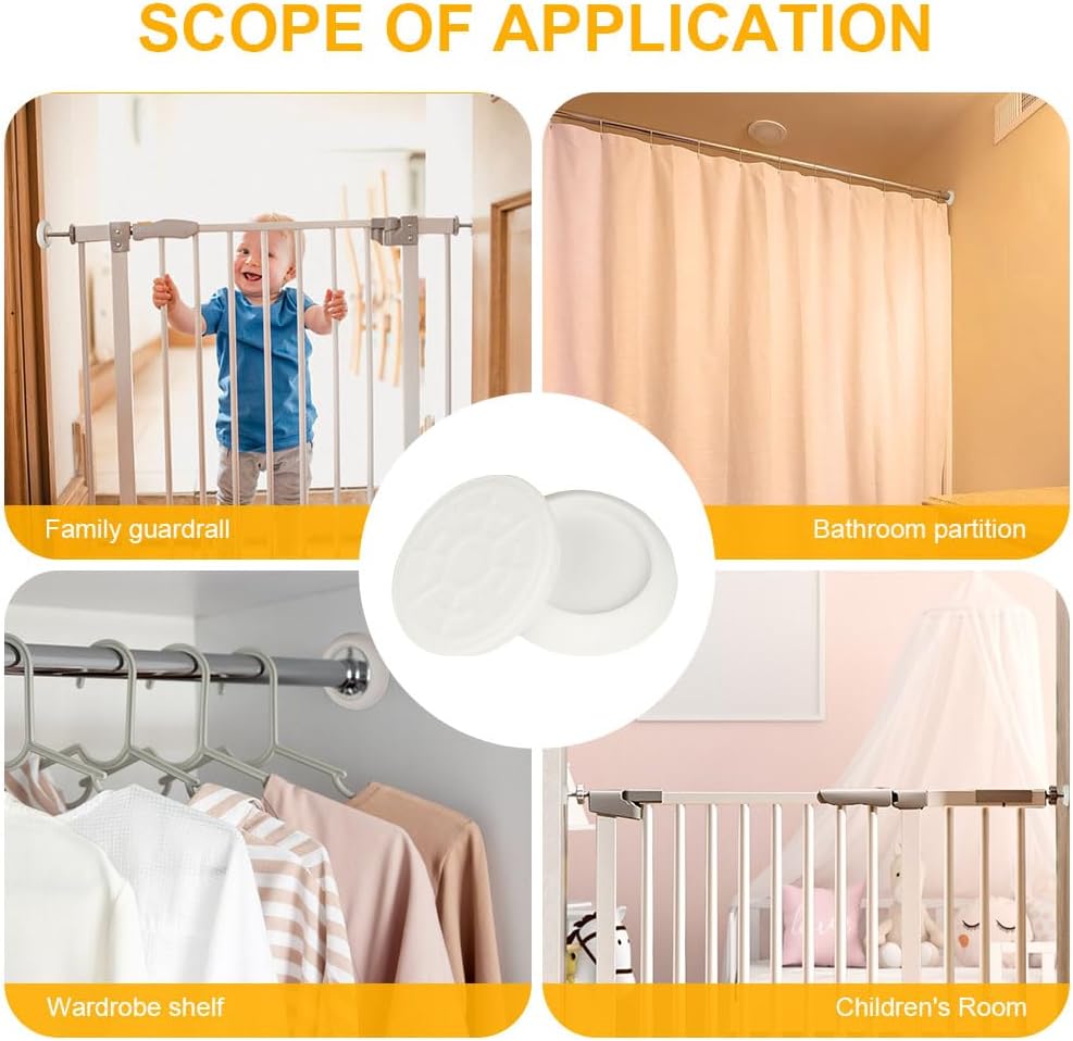 Thumbnail 6 de AOMIG Wandschutz Pads für Treppengitter 4 Stück Elefantenfüße