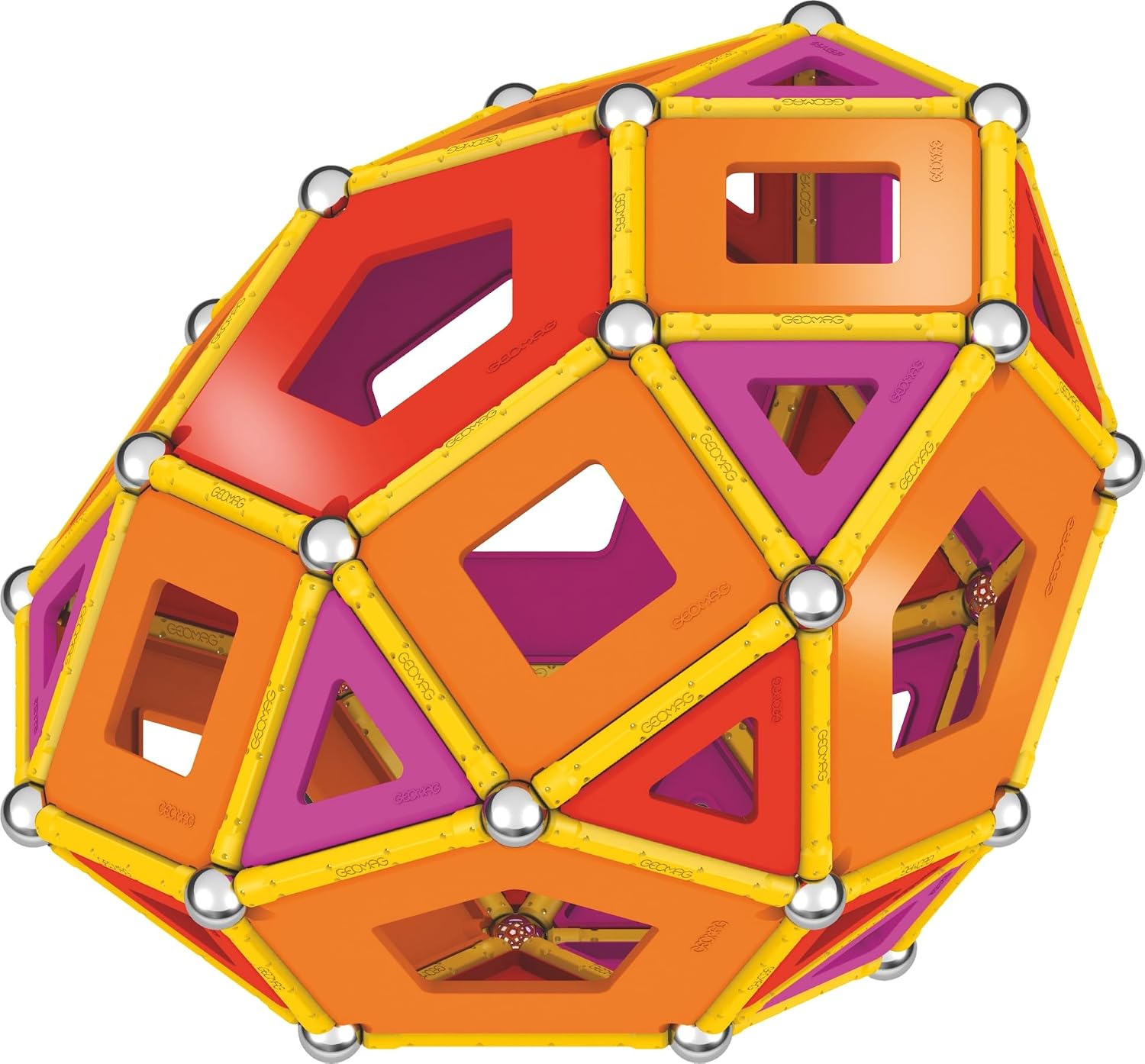 Detalle de Geomag Classic Panels 474 – magnetyczny zestaw konstrukcyjny, 200 elementów