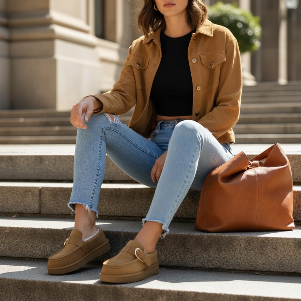 Thumbnail 6 de CUSHIONAIRE Suede Mule Clogs
