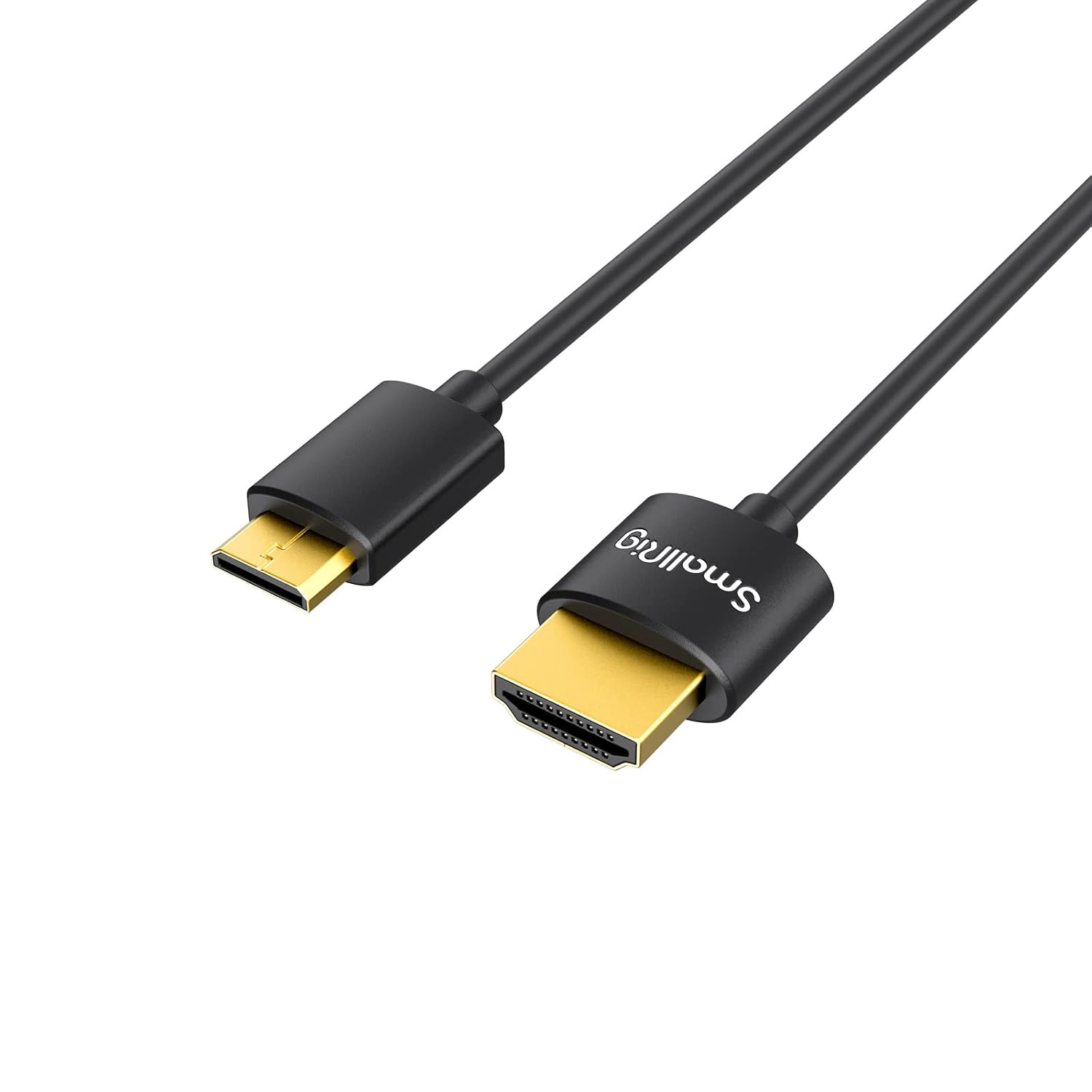 Detalle de SMALLRIG 3040 kabel HDMI 2.0 4K 60 Hz, 35 cm, złącza C–A