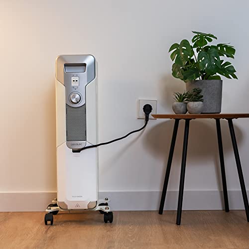 Detalle de Cecotec Radiador Eléctrico de Aceite ReadyWarm 7000 Space – 7 Módulos, 1500 W