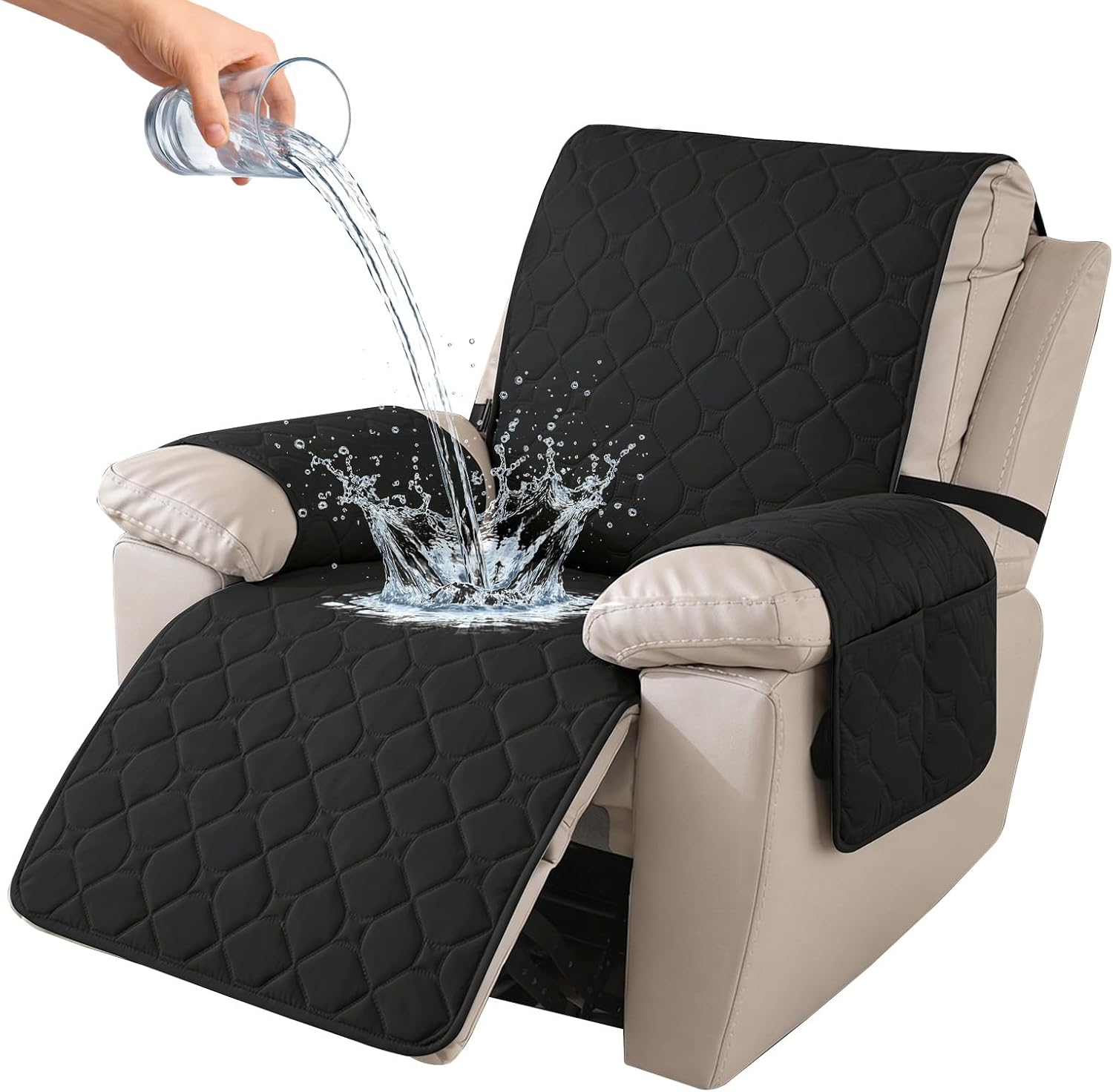 Thumbnail 6 de Ystyle Housse Fauteuil Relax 100% Étanche Vert menthe
