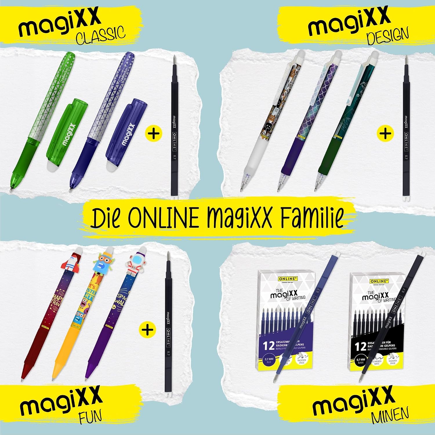 Thumbnail 6 de Online Ersatzminen radierbar 0,7 mm 12er Pack 🖊