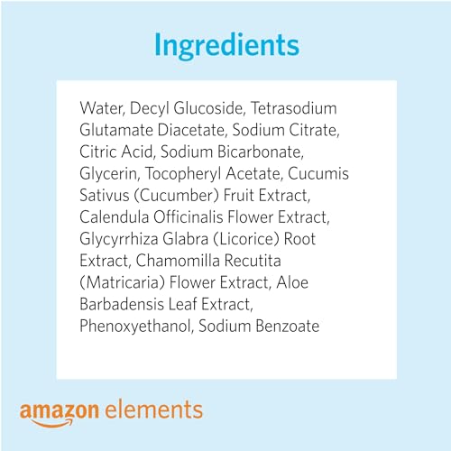 Detalle de Amazon Elements Baby Wipes, Unscented, Hypoallergenic, 810 Count (Flip-Top Packs)
