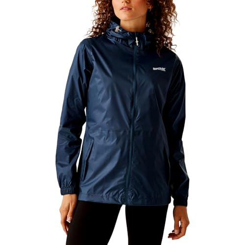 Detalle de Regatta Womens Pack-It III Jacket Waterproof Pack Away Hiking Coat – Black, Size 28