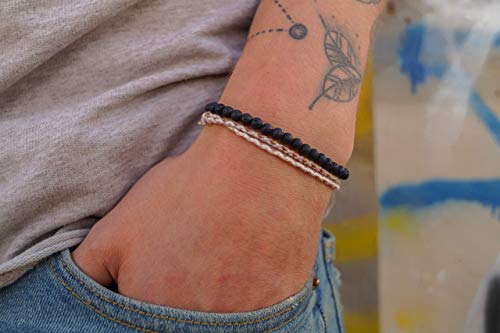 Thumbnail 3 de Made by Nami Braccialetto di Perle Surfer Boho – Set di 2, Fatti a mano, Unisex