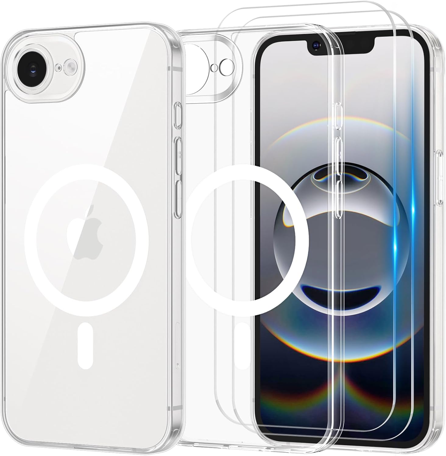 Detalle de Yohii Funda iPhone 16e MagSafe 2 piezas