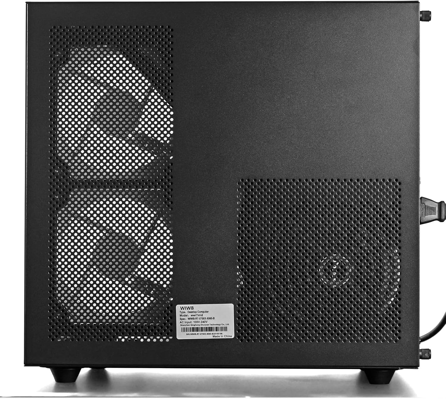 Thumbnail 6 de WIWB Gaming PC Desktop: Ryzen 7 5700X + RTX 5060 (16GB/1TB NVMe) Prebuilt Tower