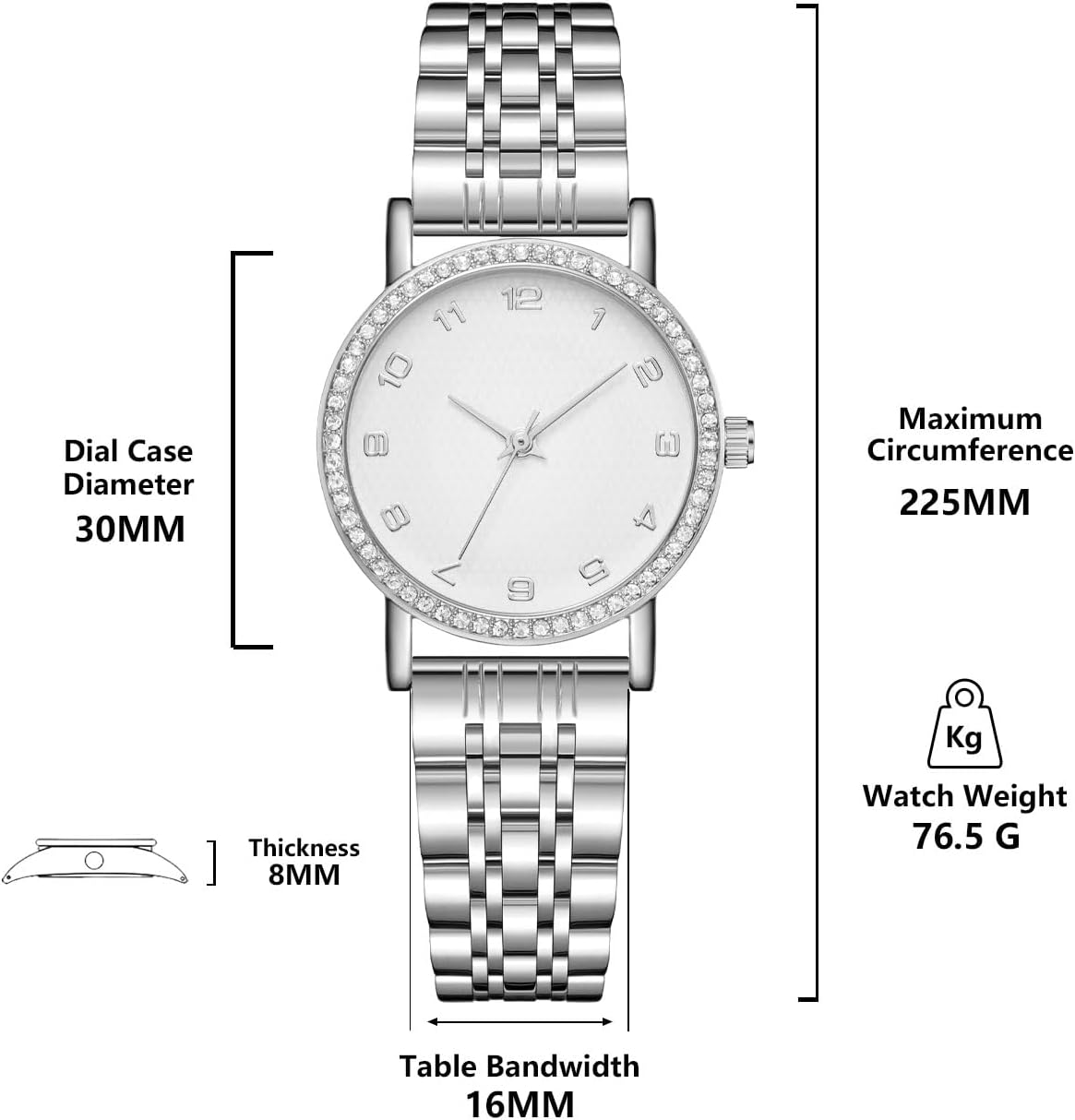 Thumbnail 5 de CIVO Reloj Mujer Acero 30 mm