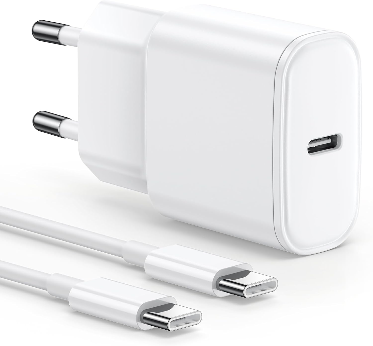 Detalle de Cargador Carga Rapida USB‑C 20W con cable 2M