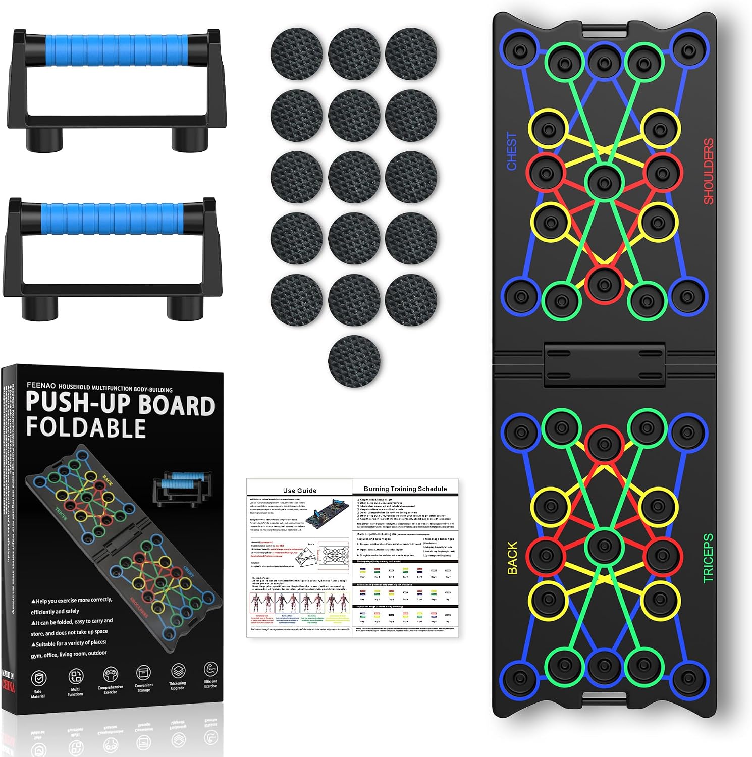 Thumbnail 6 de Foldable Push Up Board 24-in-1 Home Workout Equipment 🏋
