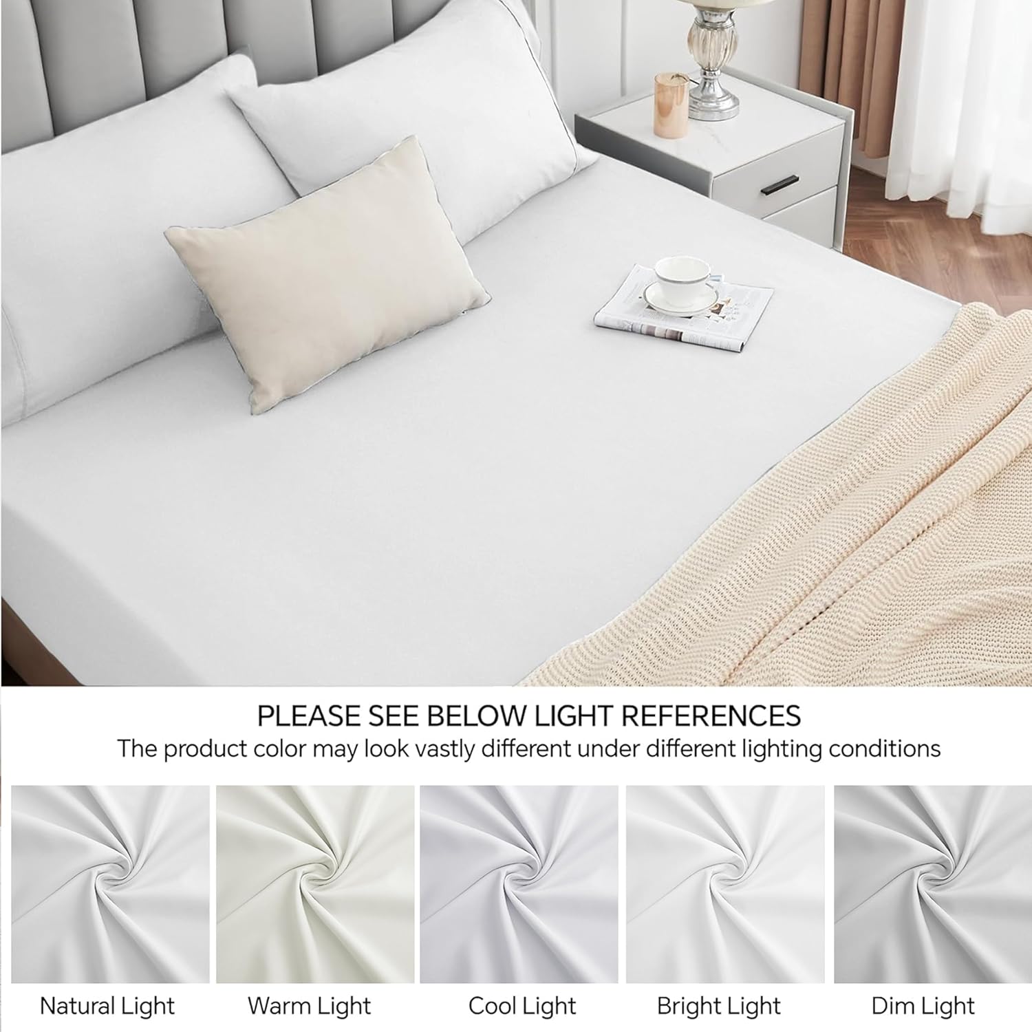 Thumbnail 6 de My Home Store Double Egyptian Cotton Fitted Sheet