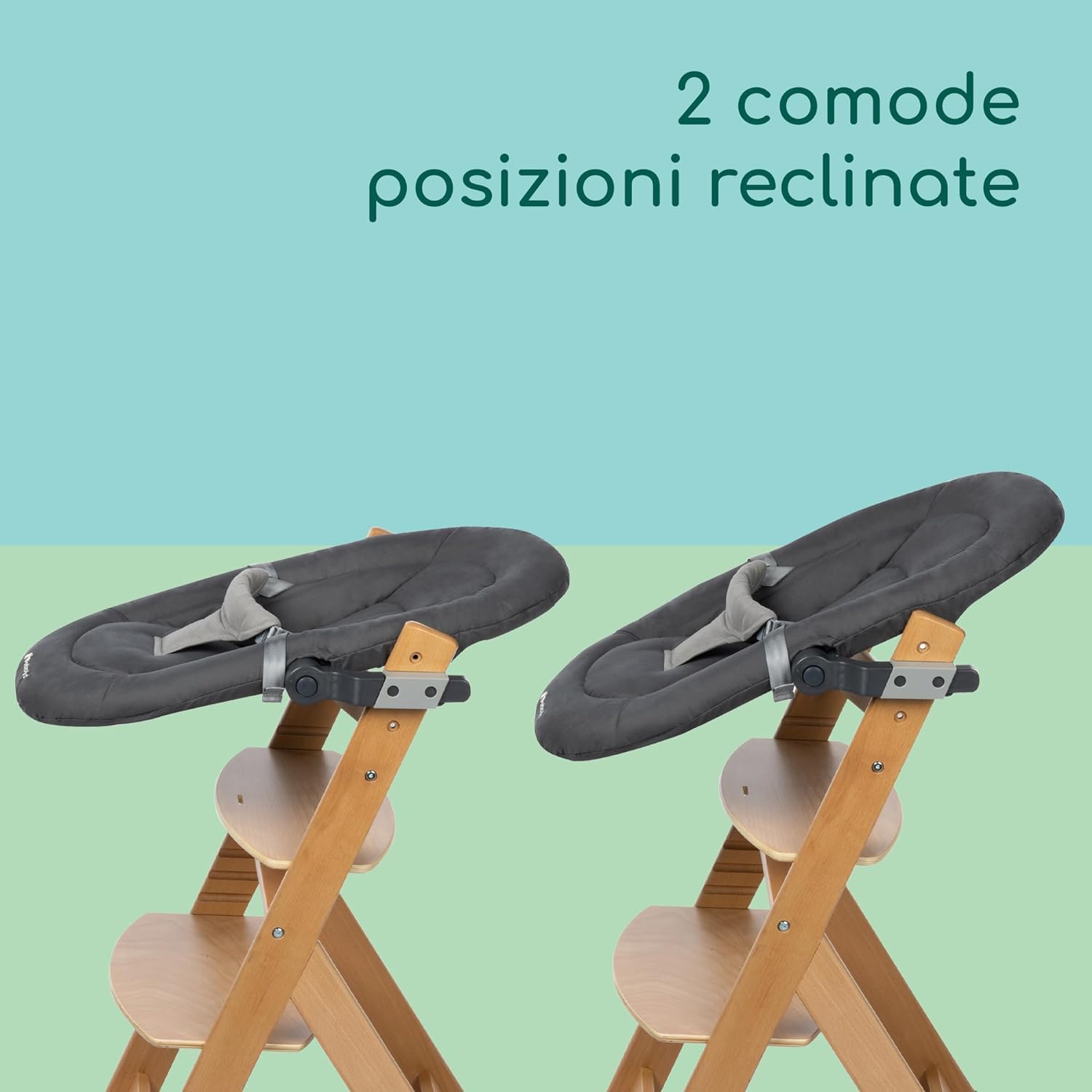 Thumbnail 3 de Bebeconfort Timba 2-in-1 Baby Bouncer Chair (Birth to 6 Months) with Tray Compatibility