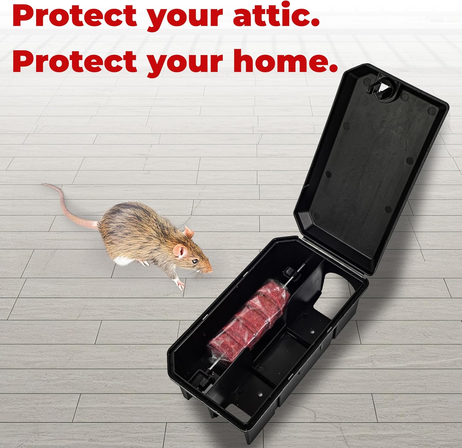 Thumbnail 5 de ROSHIELD 2x Pre-Baited Rat Control Kit 2 pack ๐