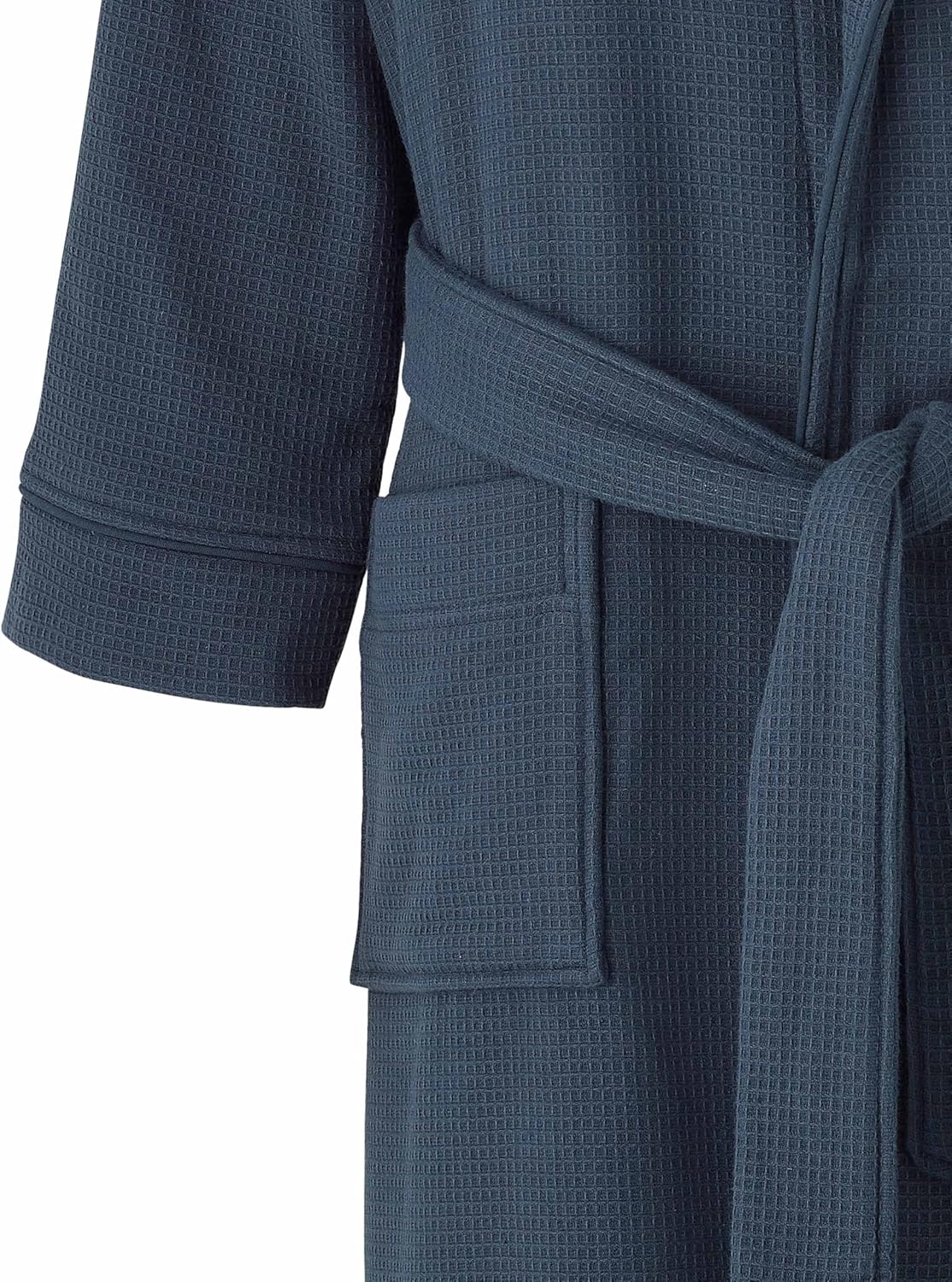 Thumbnail 2 de THE SAVILE ROW COMPANY LONDON Men’s 100% Cotton Honeycomb Waffle Bathrobe with Terry Lining