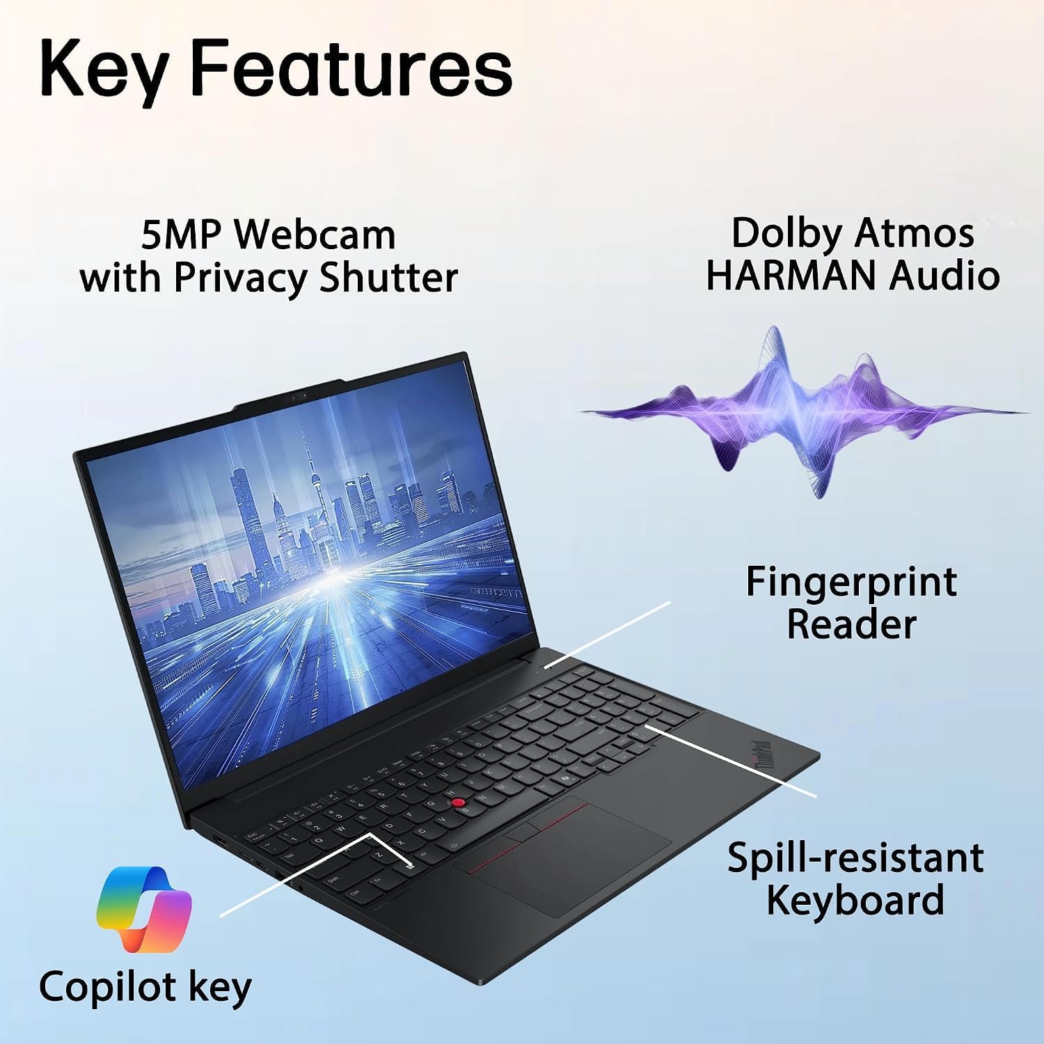 Detalle 2 de Lenovo ThinkPad E16 Gen 3 Business Laptop