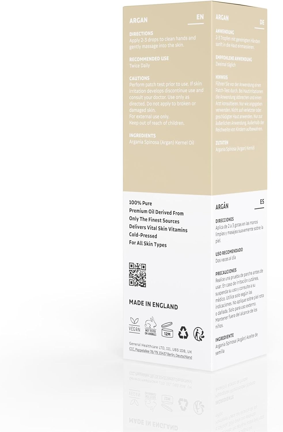 Thumbnail 5 de Dermavitamins Huile d'Argan 100% pure, 30ml – soin polyvalent pour peau et cheveux