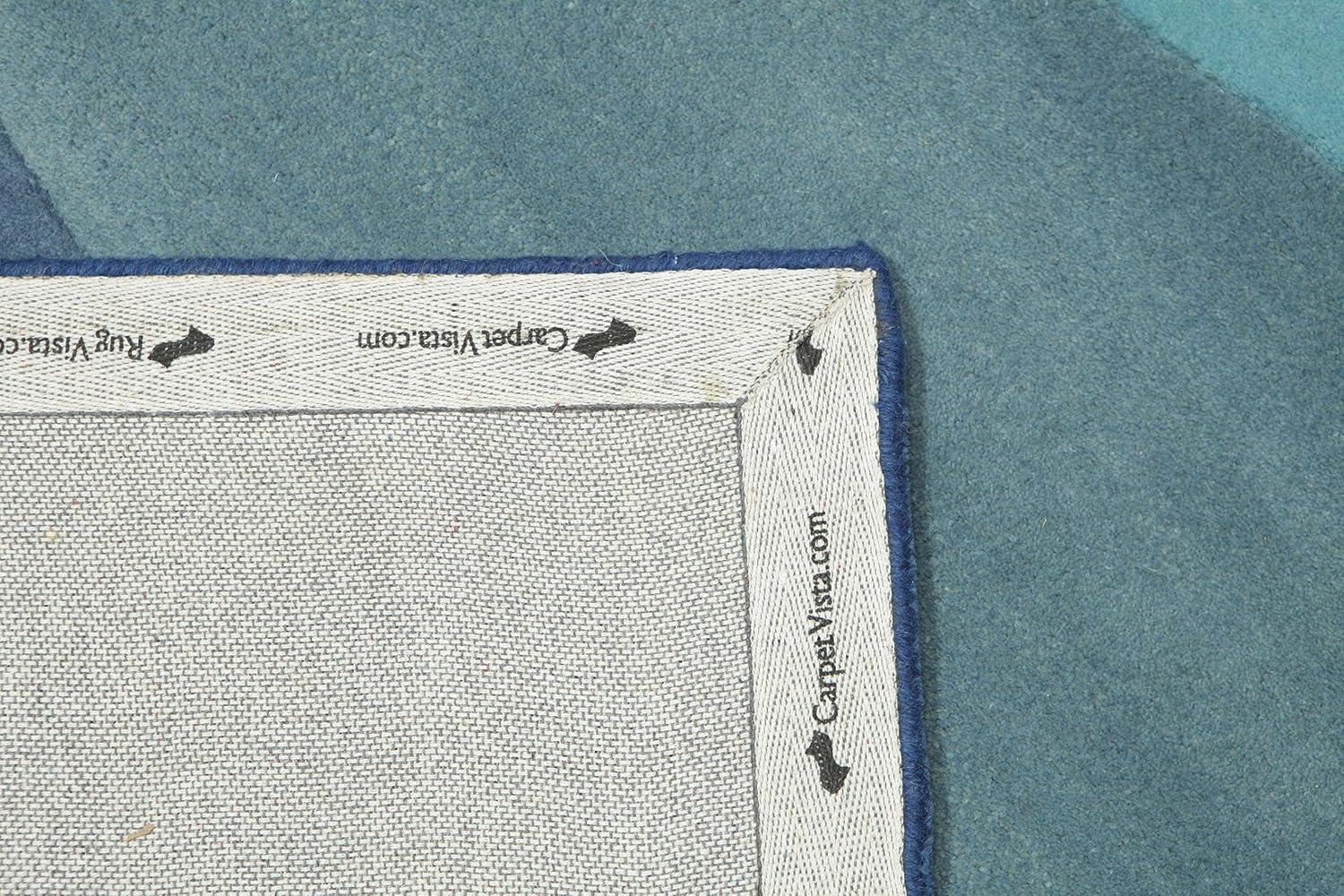 Detalle de RugVista Feeling Handtufted – ręcznie tuftowany dywan 160 × 230 cm, niebieski