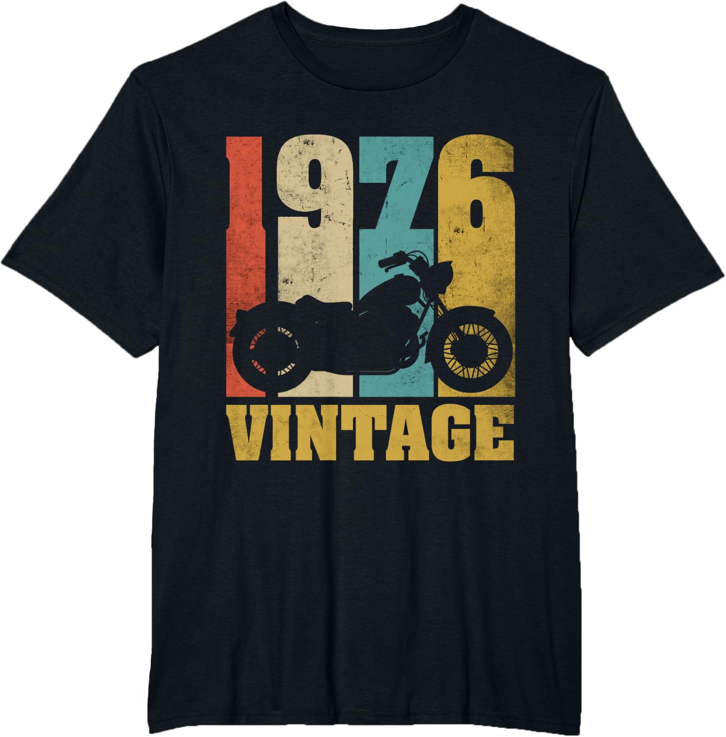 Thumbnail 3 de 50 Compleanno Motocicletta Vintage 1976 Maglietta